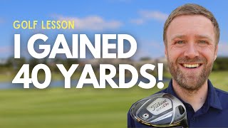 I learned the PROPER way to hit my driver and the results were AMAZING - Golf Lesson #2