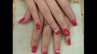 HOW TO DIAMOND 3D BOW NAILS