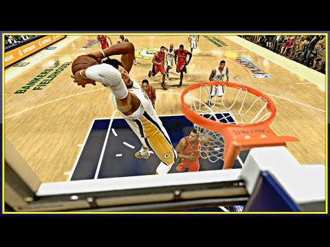 NBA 2K14 Next Gen My Career Playoffs - R1G2 | 360 Cam Goes CRAZY With Dunks ! | StaxMontana