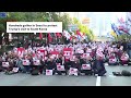 South Korean protesters voice anger ahead of Trump visit | REUTERS - Video