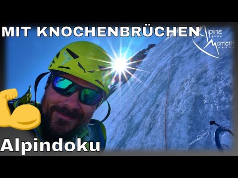 Kreuzspitze 3,457 m - North Face Hintere Schwärze 3,628 m - June 2018