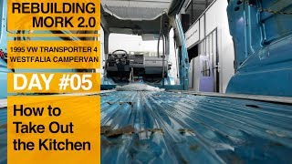 How to Remove the Kitchen from a VW T4