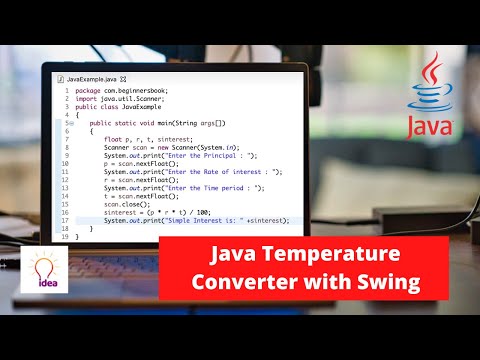 Java Temperature Converter With Swing Java Project