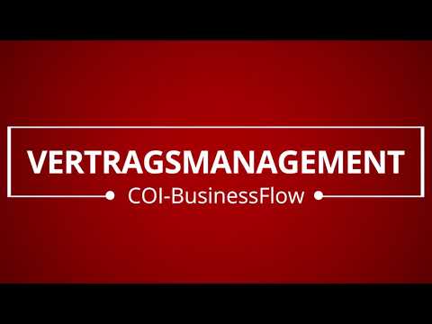 Vertragsmanagement mit COI-BusinessFlow: Grundlagen und Versionierung