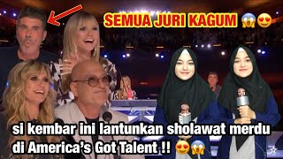 Download lagu SEMUA JURI KAGUM !!😱 Saat si kembar ini melantunkan Sholawat Hayyul Hadi di America's Got Talent !! mp3 Download lagu SEMUA JURI KAGUM !!😱 Saat si kembar ini melantunkan Sholawat Hayyul Hadi di America's Got Talent !! mp3