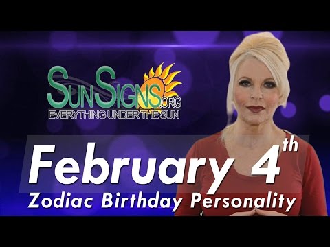 February 4th Zodiac Horoscope Birthday Personality - Aquarius - Part 2