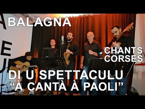 À canta à Paoli - Balagna - Chants corses