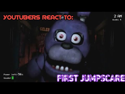 YouTubers React To Their First Jumpscare in FNAF