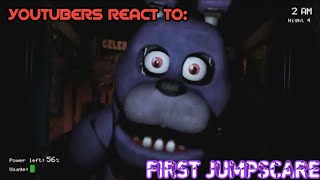 YouTubers React To Their First Jumpscare in FNAF