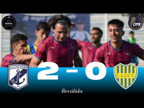 Guillermo Brown (PM) 2 - 0 Juventud Unida (SL) | Federal A | F08 - Z1 | Reválida