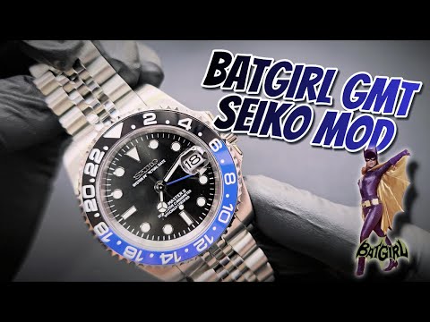Aliexpressのパーツでセイコーモッズのバットガールを作った！ (i Built A Seiko Mod Batgirl With Parts From Aliexpress!)