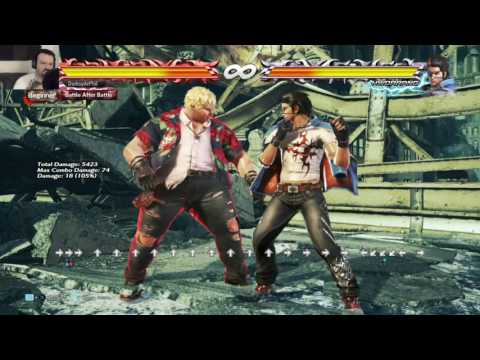 Tekken 7: In-the-lab w/Bob (practice mode)