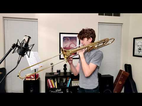 TMEA All-State Tenor Trombone Etude 1 - Voxman A Minor - Jude Morris