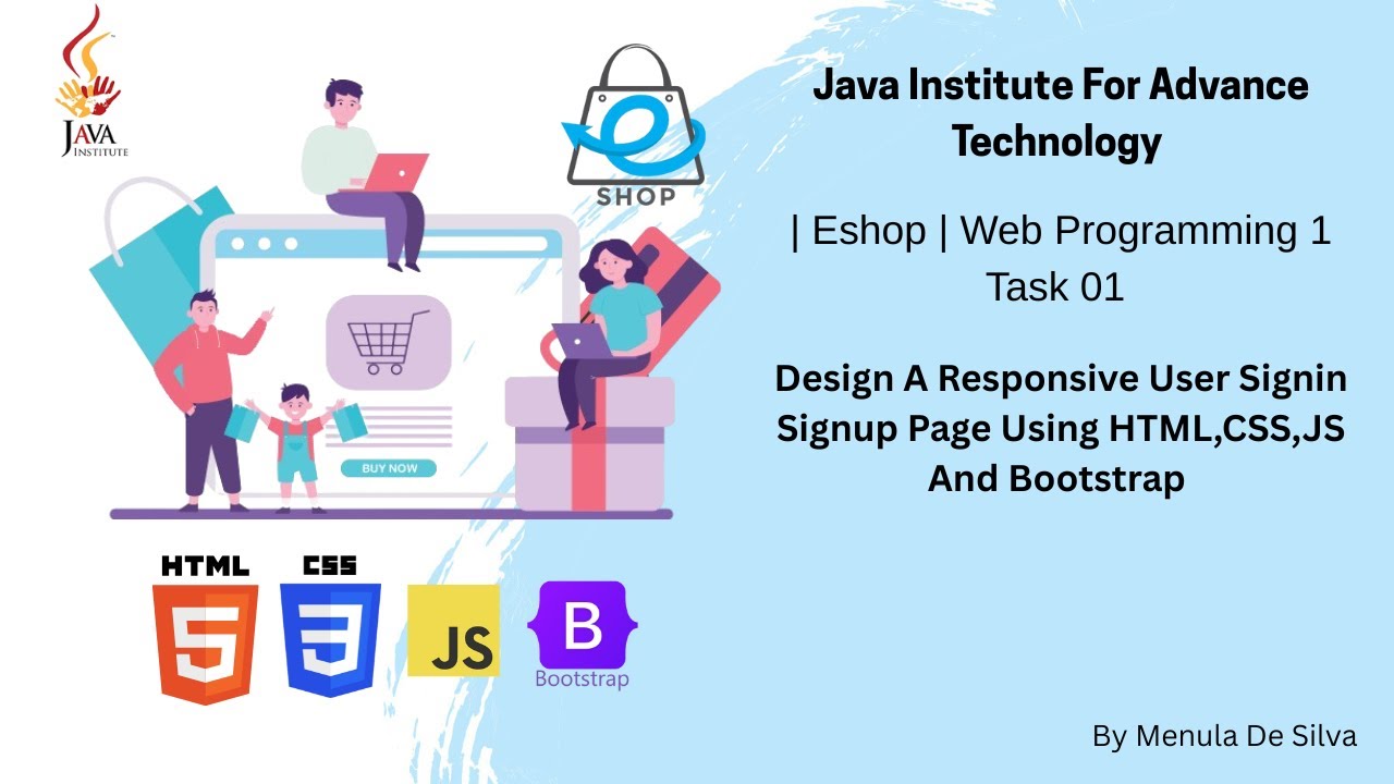 Java Institute For Advance Technology | Eshop | Web Programming Task 1
