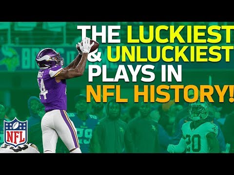 The Luckiest & Unluckiest Plays in NFL History | NFL Highlights