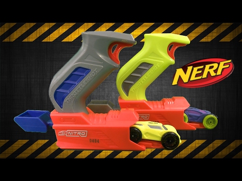 Видео обзор Пусковое устройство Nerf Nitro ThrottleShot Blitz Grey