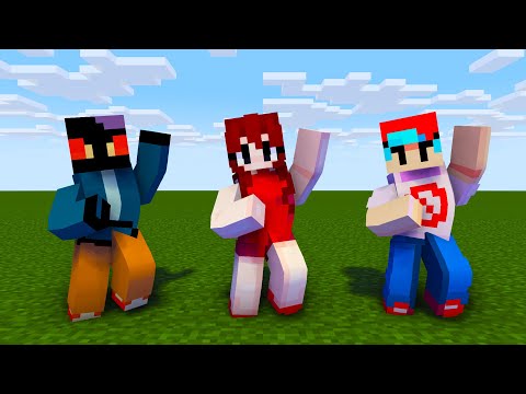 MONSTER SCHOOL | K/DA - POP/STARS FNF GIRLFRIEND, BOYFRIEND, WHITTY | MINECRAFT ANIMATION