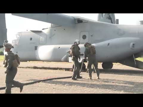 U.S. Marines with 8th Engineer Support Battalion conduct Bulk Refuel