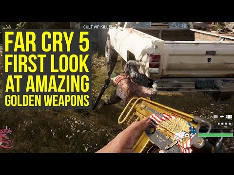 Far Cry 5 Gameplay FIRST LOOK At Best Weapons - Golden Weapons (Farcry 5 Gameplay - FarCry5) Video