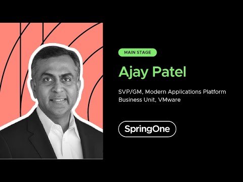 Ajay Patel at SpringOne 2020