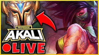 PROFESSOR AKALI - 80% WINRATE! #1 AKALI WORLD - RANK 1 INCOMING - UNLOCK YOUR HIDDEN POWERS!