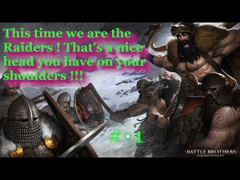 Battle Brothers Warriors of the North DLC gameplay review on Northern Raiders Expert - Expert - Low