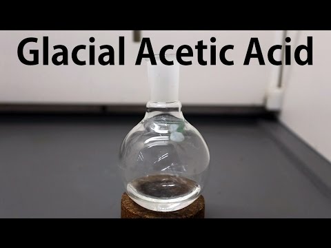 How to Make Glacial Acetic Acid