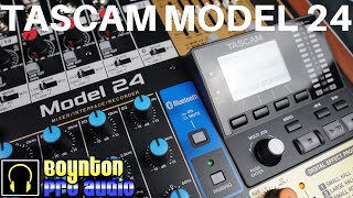 Video thumbnail for Tascam Model 24 Overview by BoyntonProAudio