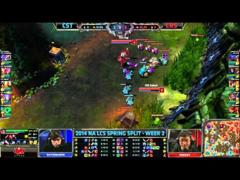[NA LCS Week 2] Coast vs Curse[Spring Split 2014] Season 4 NA LCS CST vs CRS