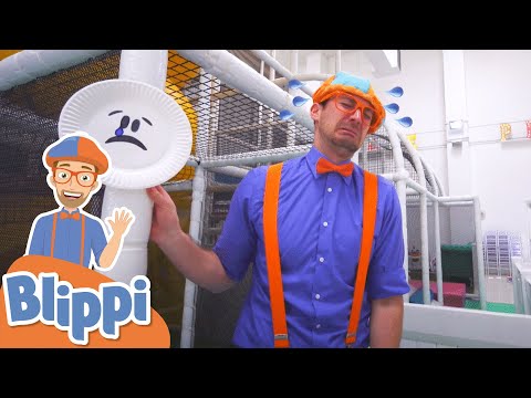 Learning Emotions With Blippi at an Indoor Play Place For Kids | Educational Videos For Kids
