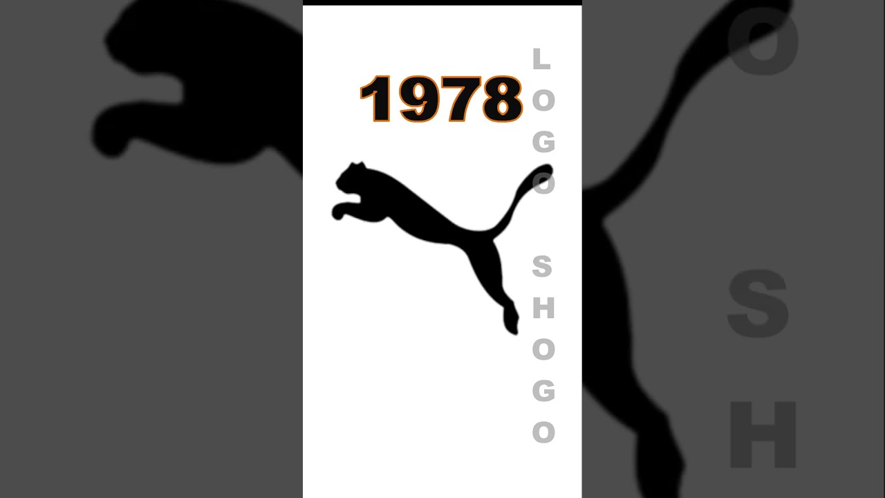 Puma Logo Evolution #evolution #puma #shortsviral