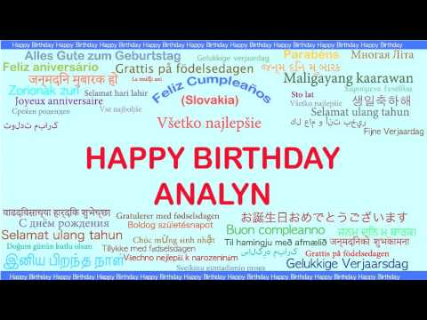 Analyn   Languages Idiomas - Happy Birthday