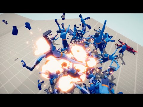 50x Boxer vs 3x Pirate Queen - Totally Accurate Battle Simulator TABS.