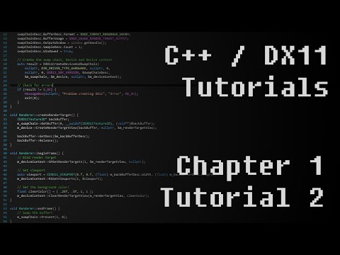 C++ / DirectX11 Tutorials - S01E02 - Types