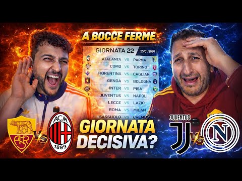 🔥 Juventus-Napoli e Roma-Milan: la 22° giornata può CAMBIARE il CAMPIONATO‼️ Analisi Serie A