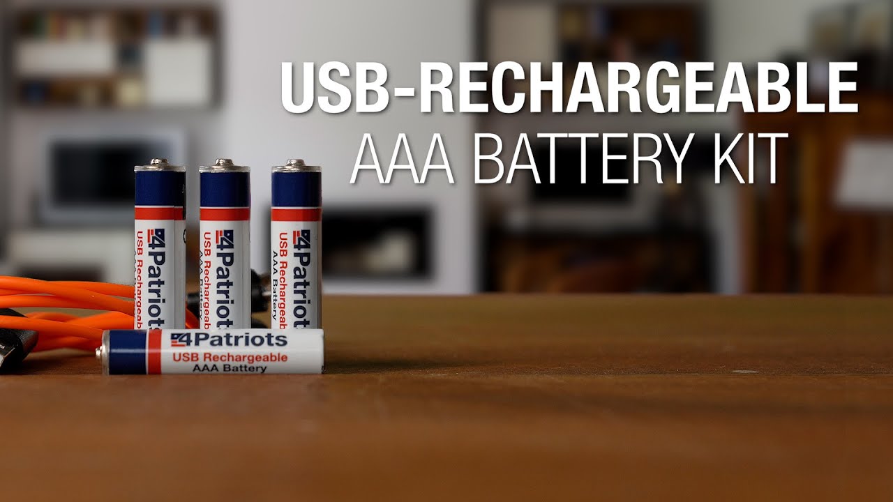 Video of USB-Rechargeable AAA Battery Kit