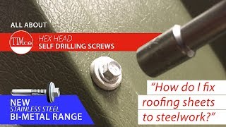 How do I fix roofing sheets to steelwork? - TIMco How To Tuesday