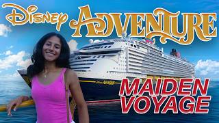 Embarkation Day on the MAIDEN VOYAGE of the NEW Disney Adventure 🚢