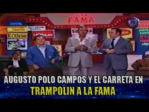El Talento de Augusto Polo Campos y el Carreta Jorge Perez Cantando en Trampolin a la Fama