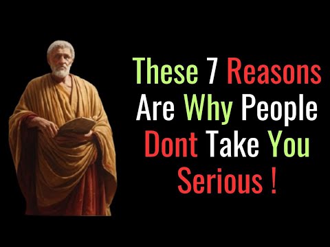 Perché le persone non ti prendono sul serio (e come risolvere il problema) | Filosofia stoica
