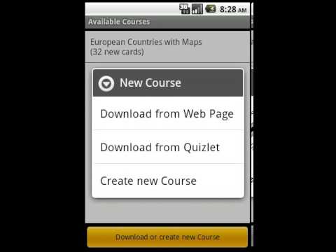 AndroCards Flashcards Video