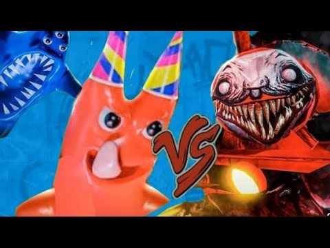 Choo Choo Charles Vs. Banban e Nabnab - Batalha sem o Mussoumano