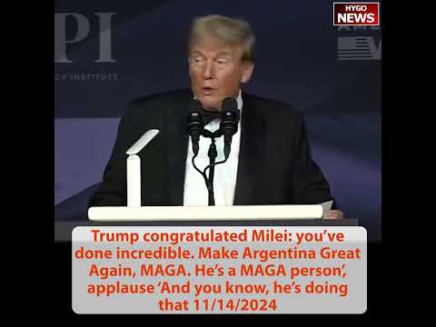 Javier Milei =1st foreign leader to meet Trump. Mentor for Trump & Elon Musk's gov efficiency