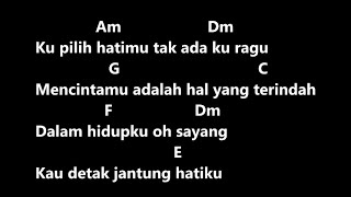 Download lagu Chord Tutorial Petikan Ku Pilih Hatimu - Ussy Andika | Petikan gitar mudah pemula   Lirik mp3