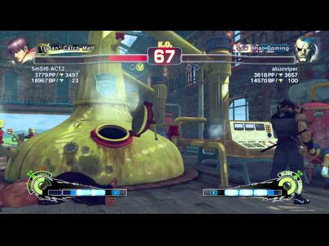SSFIVAE~ Guy (SmSt6 ACT2) vs.  Sagat (akuoviper) HD