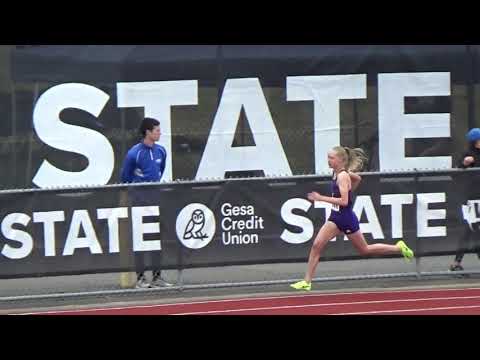 Lake Stevens Girls 4x200M 2023 State Meet Final Perla Ruiz, Olivia Fast, Brianna Tilghman