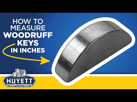 How to Measure Woodruff Keys in Inches - Huyett.com