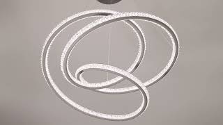 Watch A Video About the London Sand Gray LED Spiral Pendant Light