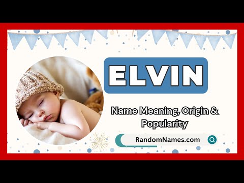 Elvin - Baby Boy Name Meaning, Origin & Popularity - RandomNames.com