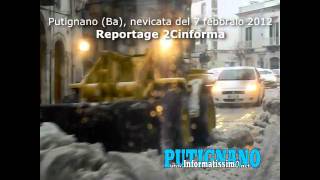 preview picture of video 'Neve a Putignano (Ba) reportage del 7 febbraio'